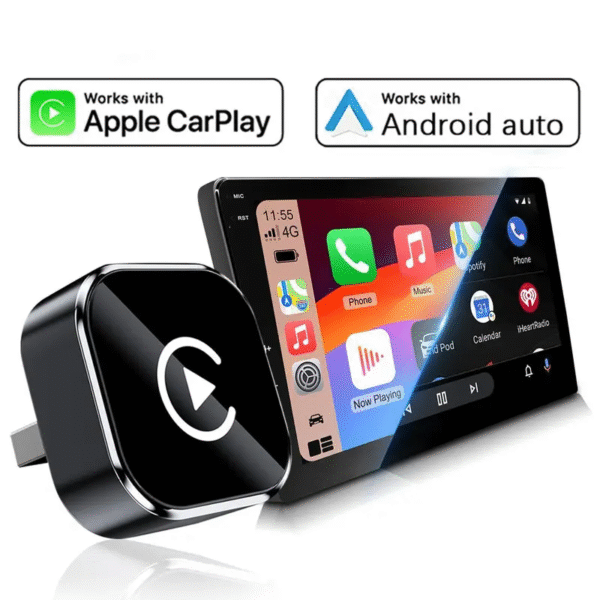 2025 Wireless Carplay Adapter für iPhone / Android, schnelle Verbindung, keine Latenz, Freisprecheinrichtung, elektronisches Ladegerät, Carplay Dongle - Image 6