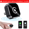 2025 Wireless Carplay Adapter für iPhone / Android, schnelle Verbindung, keine Latenz, Freisprecheinrichtung, elektronisches Ladegerät, Carplay Dongle